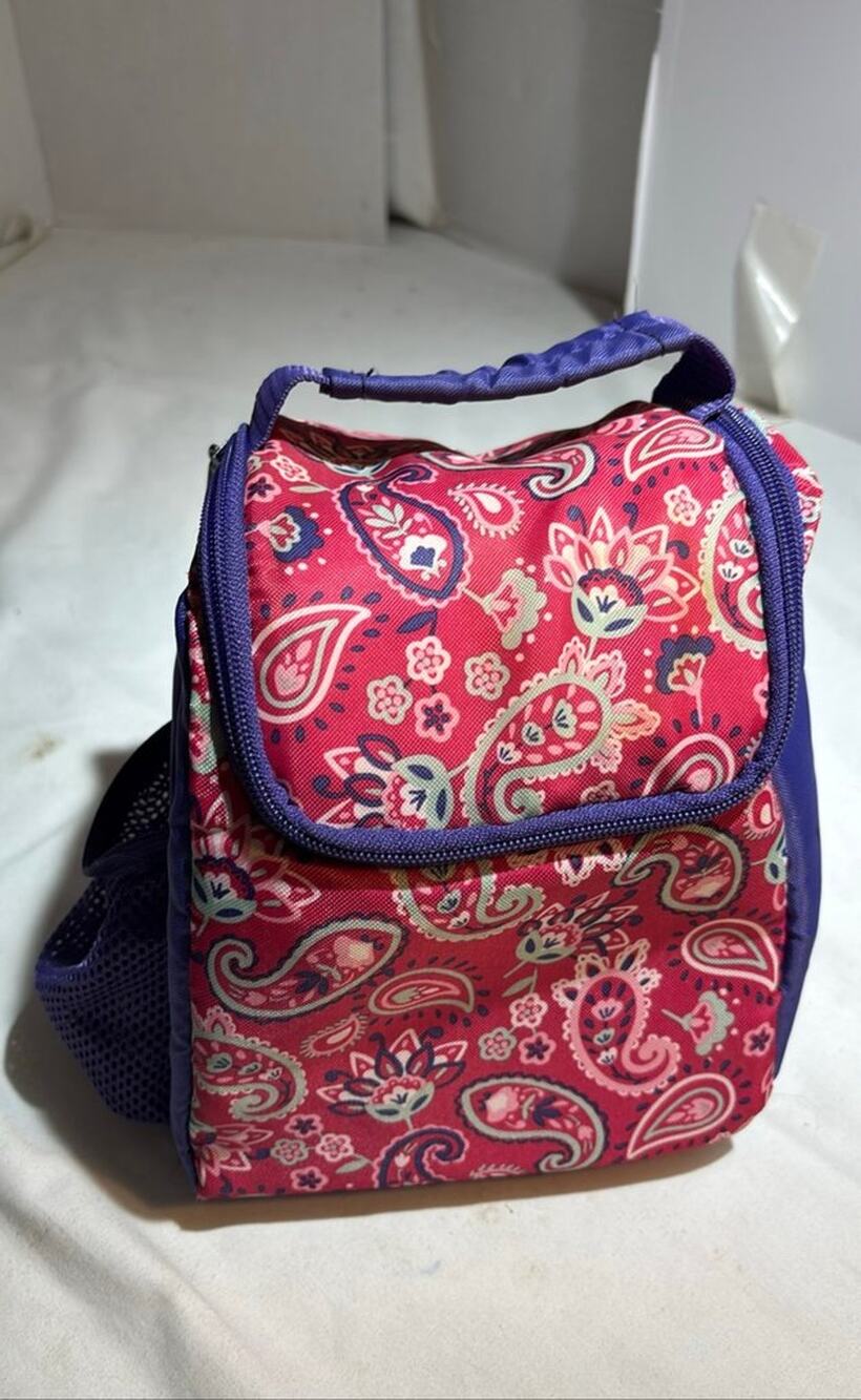 Everyday Living Insulated Lunch Bag with Paisley Pattern